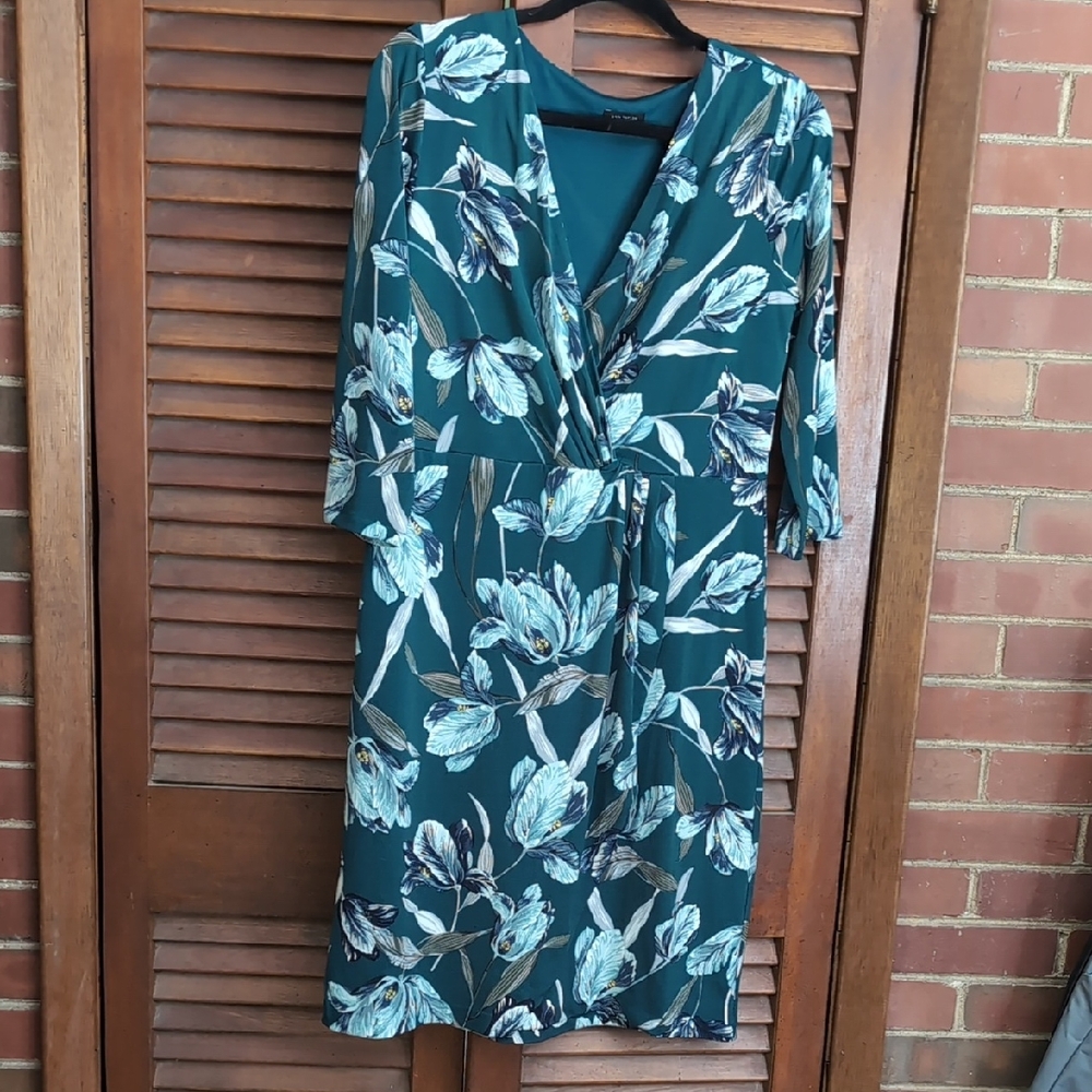 Ann Taylor Factory Turquoise Dress